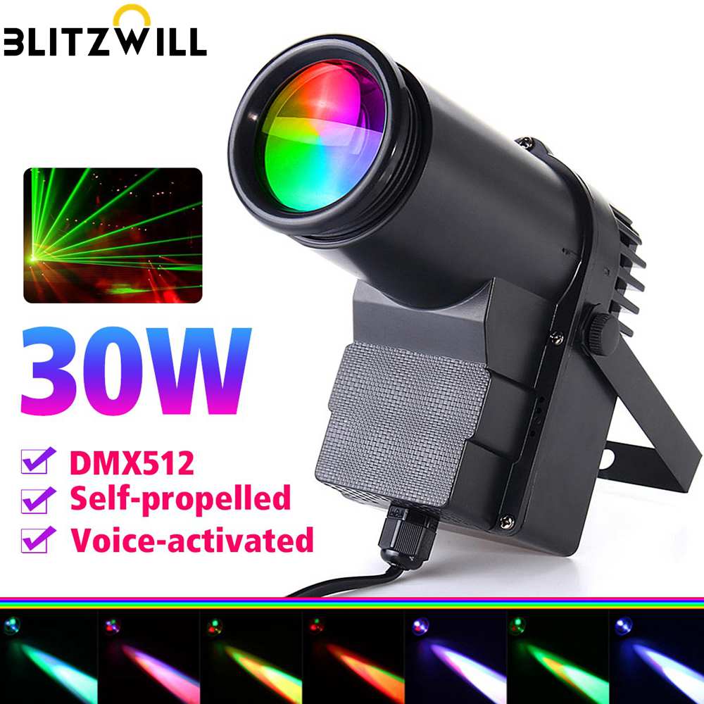 30W RGBW LED DMX512   Pinspot  Ʈ Ʈ..